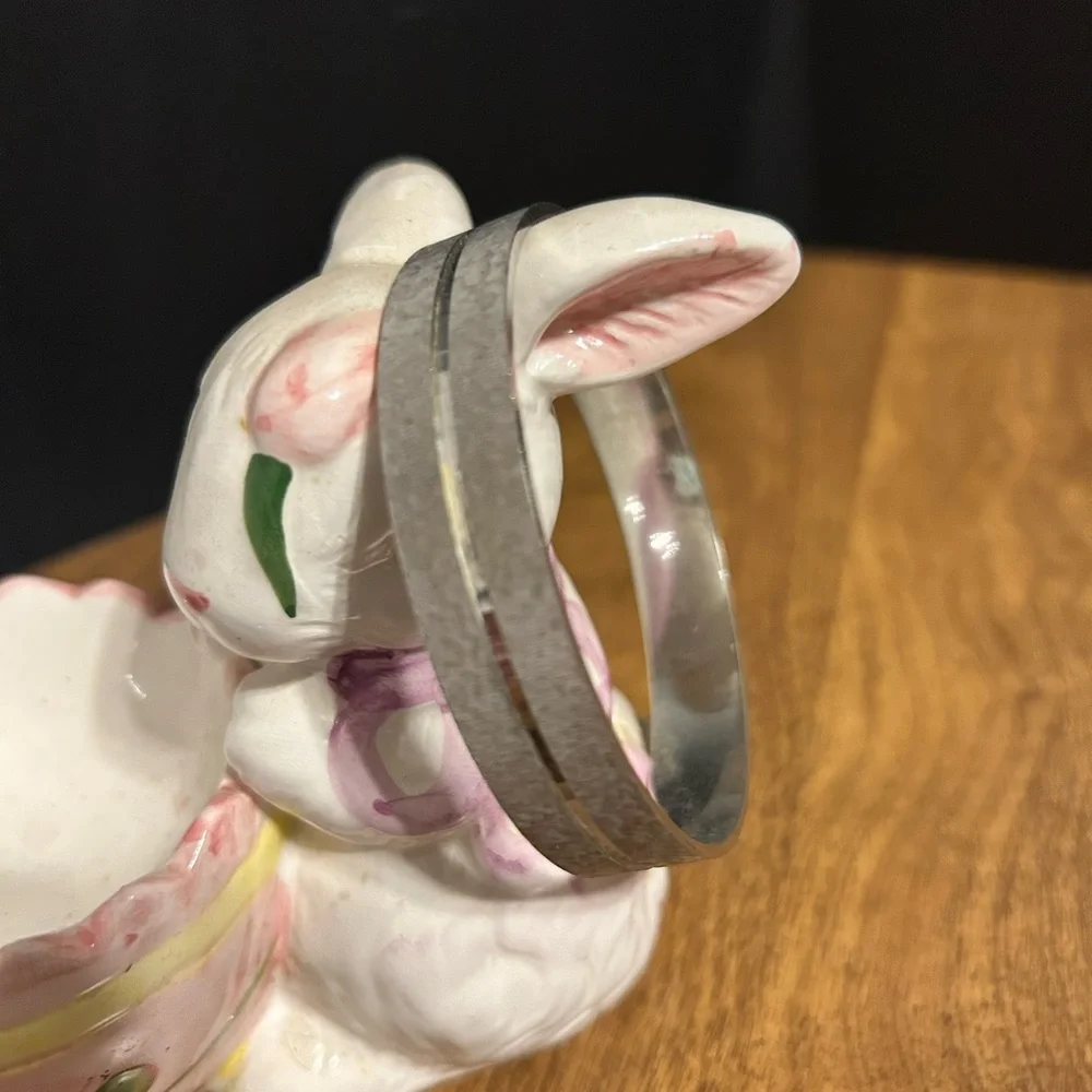 Simple Silver Tone Bangle Bracelet‎